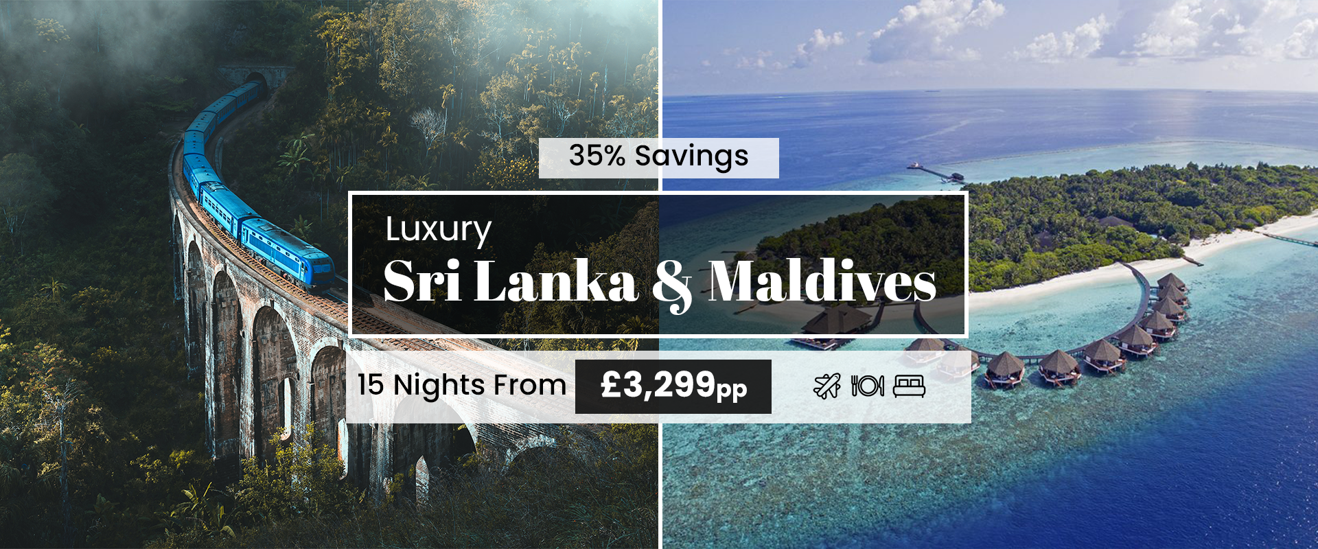 Luxury Sri Lanka and Adaaran Select Meedhupparu Maldives