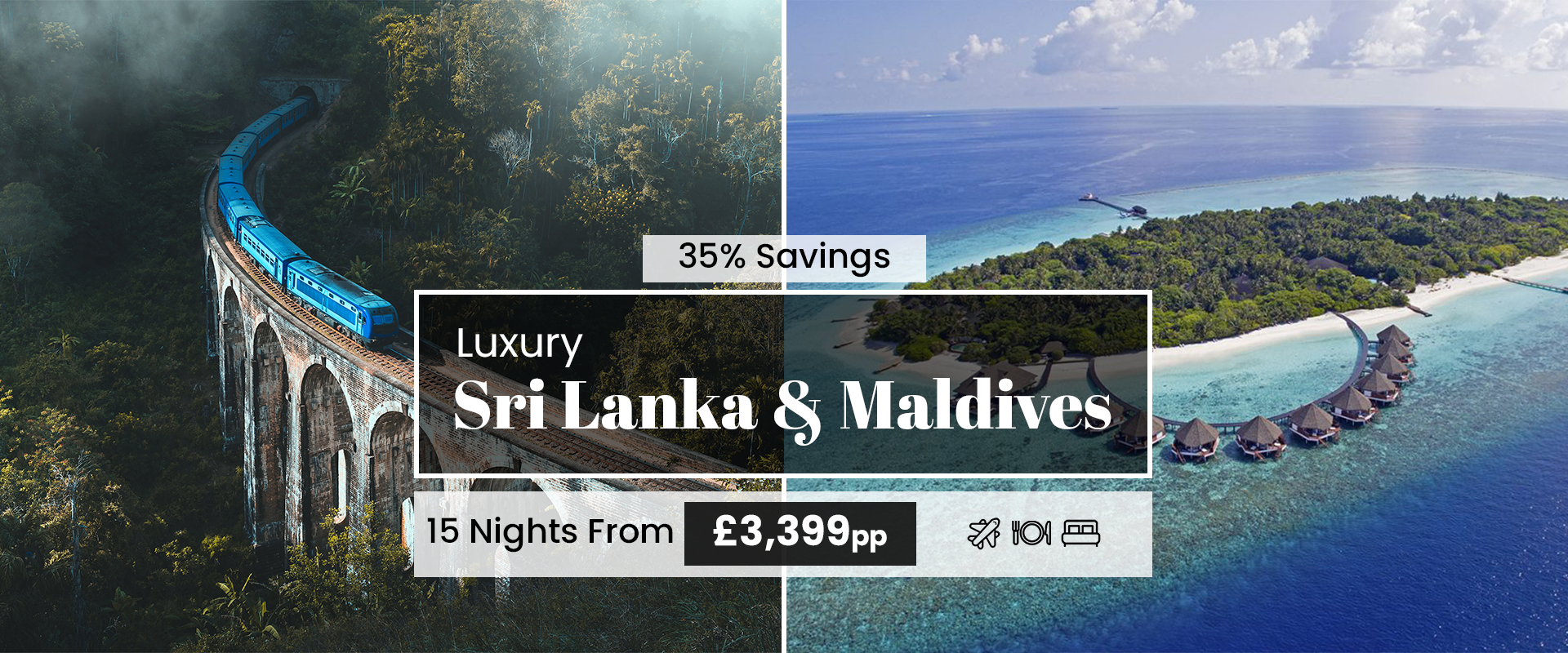 Luxury Sri Lanka and Adaaran Select Meedhupparu Maldives