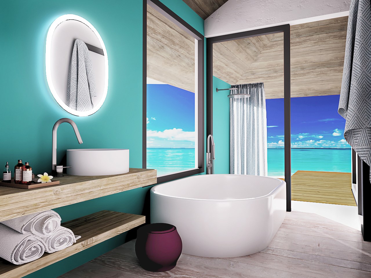 Joy Island Maldives Bathroom