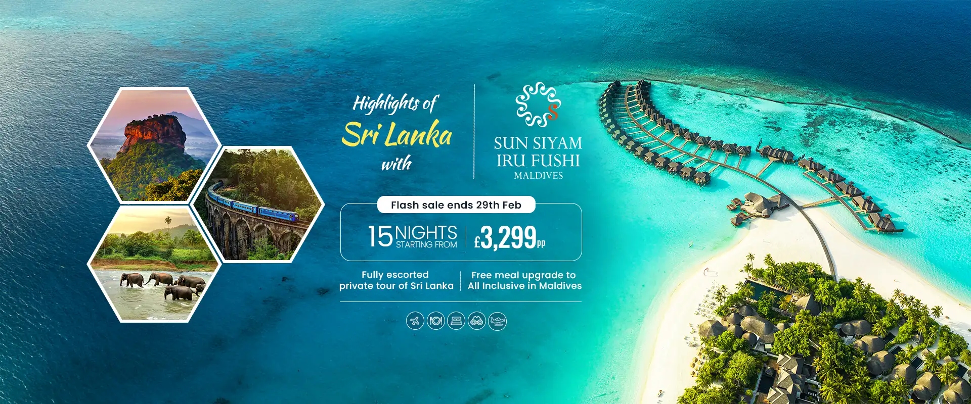 Highlights of Sri Lanka with Sun Siyam Iru Fushi Maldives