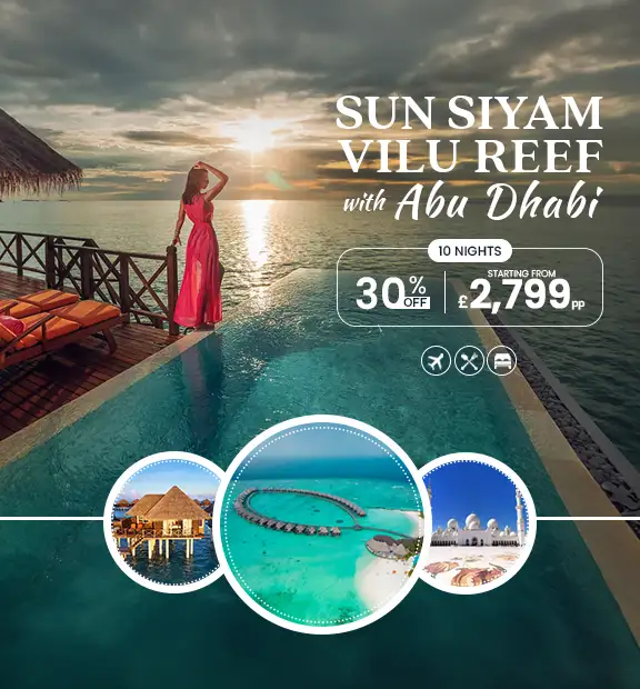 Sun Siyam Vilu Reef Maldives with Abu Dhabi
