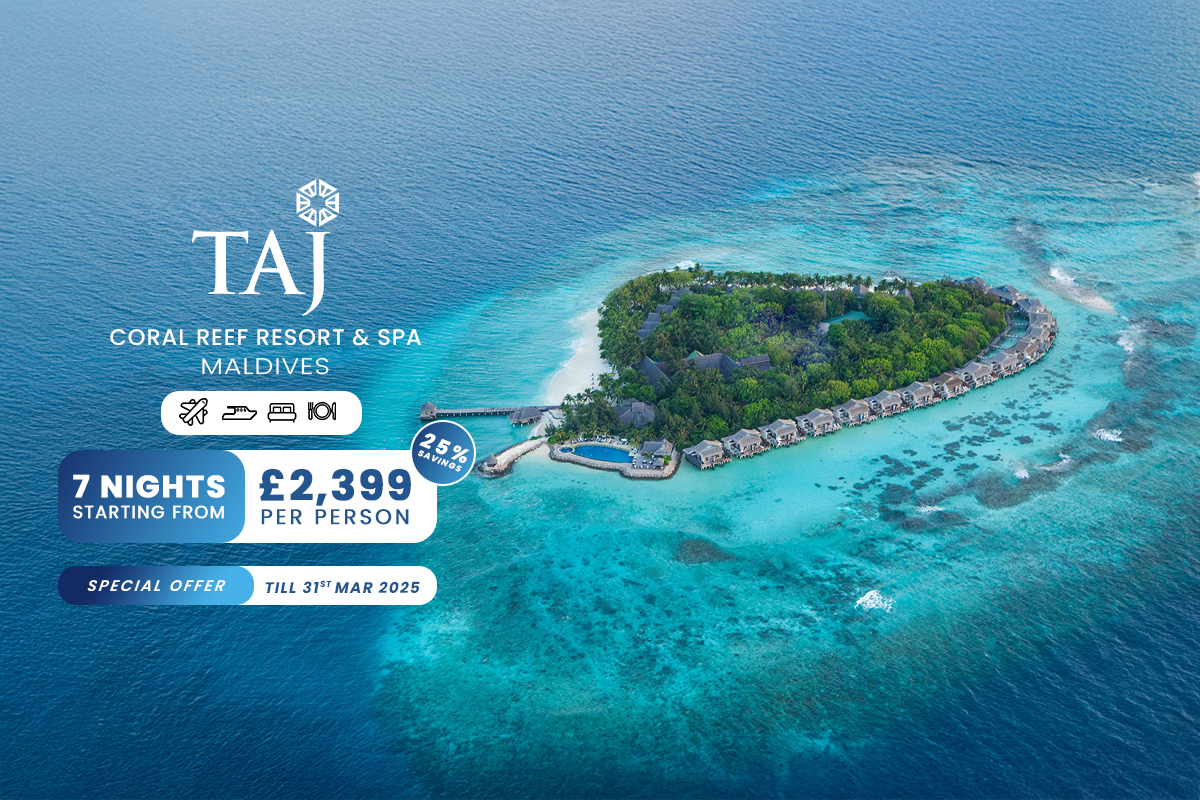 Taj Coral Reef Resort and Spa, Maldives