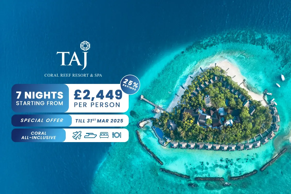 Taj Coral Reef Resort and Spa, Maldives