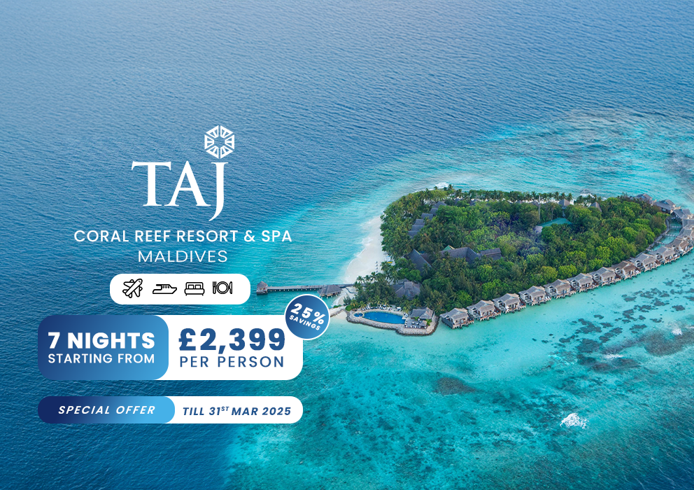 Taj Coral Reef Resort and Spa, Maldives