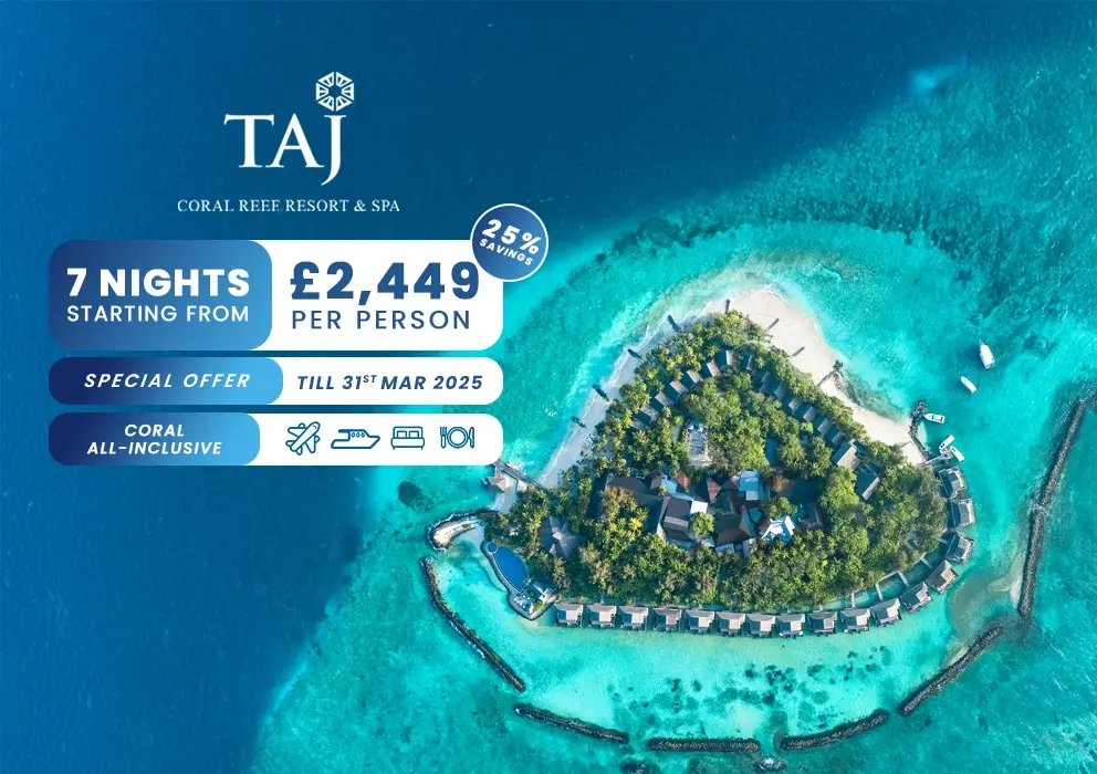 Taj Coral Reef Resort and Spa, Maldives