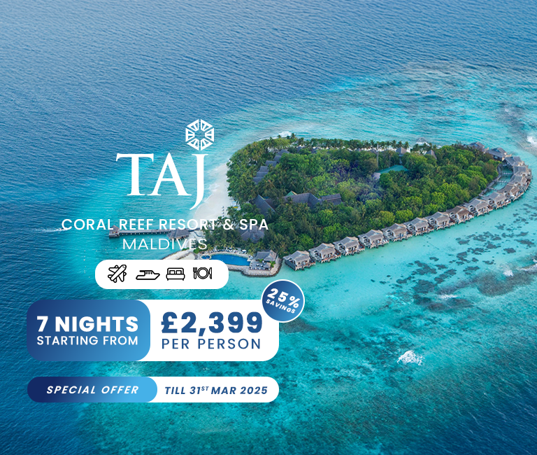 Taj Coral Reef Resort and Spa, Maldives