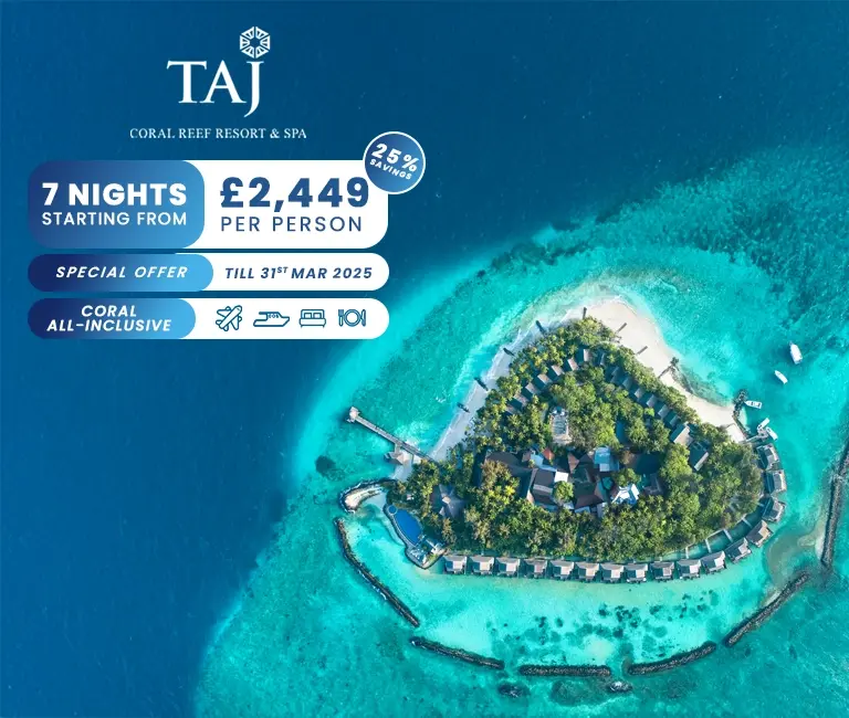 Taj Coral Reef Resort and Spa, Maldives