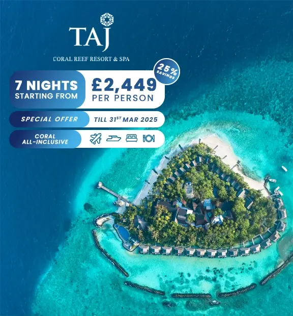 Taj Coral Reef Resort and Spa, Maldives