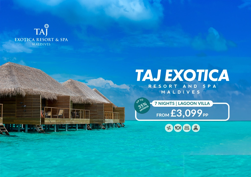 Taj Exotica Resort & Spa, Maldives holiday deal