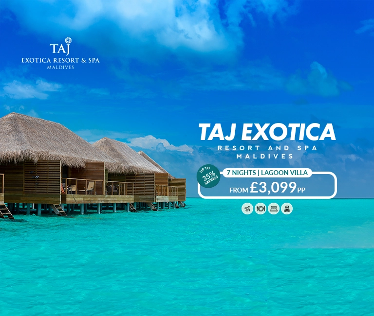 Taj Exotica Resort & Spa, Maldives holiday deal