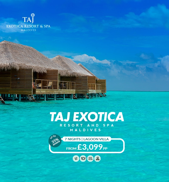 Taj Exotica Resort & Spa, Maldives holiday deal